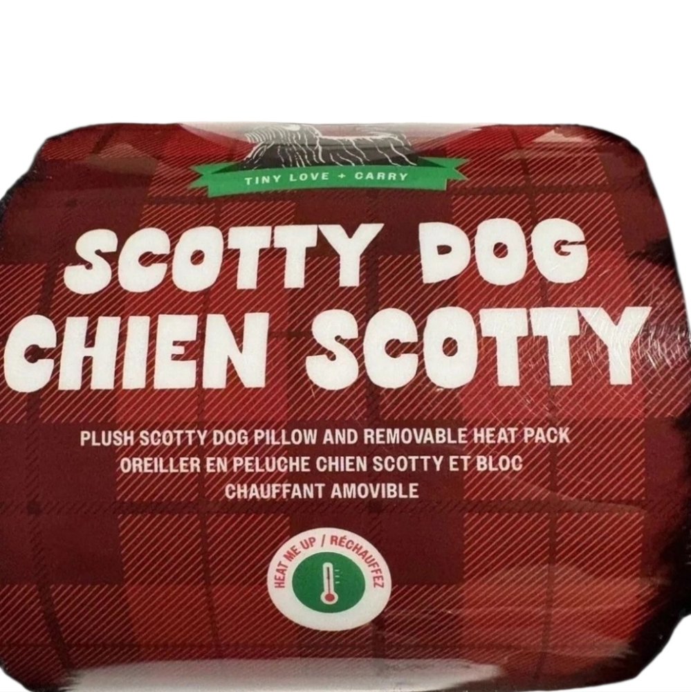 Tiny Love + Carry NEW Black Scotty Terrior Dog Plush Removable Heating Pad - Picture 4 of 6